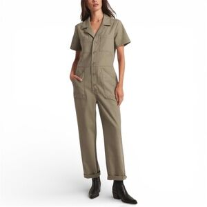 NWT Z Supply Stevie Stretch Twill Jumpsuit Willow - Size M